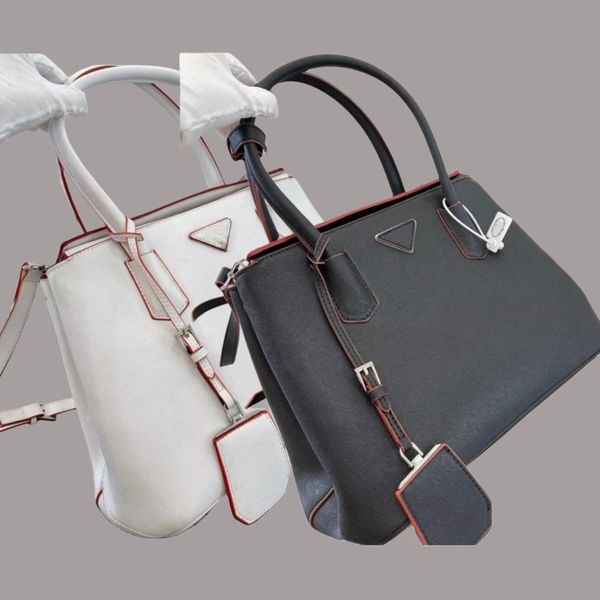 Bolsos de mano de diseñador para mujer, bolsos de hombro tipo bandolera, bolsos de cuero genuino, bolso triangular de gran capacidad