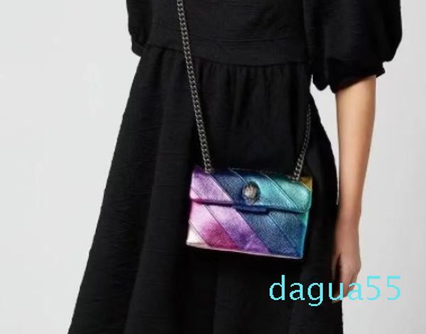 Designer Totes Hobo Clutch Bags Womens travel hand Leather classic rainbow bag sling mens Cross Body chain Sacs à bandoulière