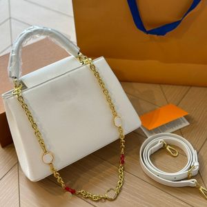 Designer Totes Femme sac à main en cuir de mode crossbody marque de luxe sac à main portefeuille populaire chaîne en métal messenger sac à bandoulière