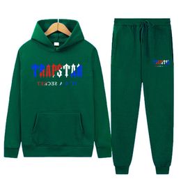 Designer Tracksuit Trapstar Brand Gedrukte herfst Winter Sportswear pullover Hoodies Casual Mens Clothing Fashion Basketball Merkmaat S-3XL