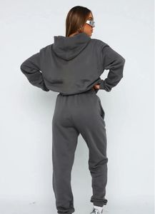 Designer Tracksuit Femmes Sweat à capuche Définit deux ensembles de vêtements de 2 pièces Vêtements de vêtements Set Sporty Long à manches à manches