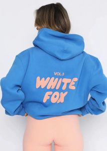 2024 White Fox Sudadera con capucha para mujer Ropa de diseñador Primavera Otoño Invierno Nueva sudadera con capucha Conjunto Moda deportiva Manga larga Jersey con capucha Joggers White Fox Chándal