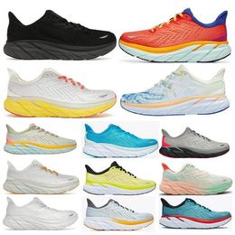 Designer Trainer Man Woman Clifton 8 Running Shoes Hok Hola Bondi One One Soeving Sand Run Summer Song Ice Flow Orange Sneakers Maat 36 - 46