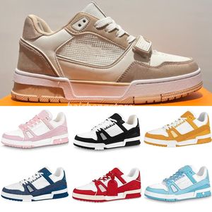 Designer formateur hommes femmes chaussures décontractées noir blanc denim jaune ciel bleu vert luxe velours daim mode hommes sport femmes baskets 36-45 B0