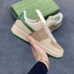 Designer Trainer Sneaker Virgil Vrijetijdsschoenen Kalfsleer Abloh Zwart Wit Groen Rood Blauw Leren overlays Platform buiten Wandelen Lage sneakers Maat 5.5-11