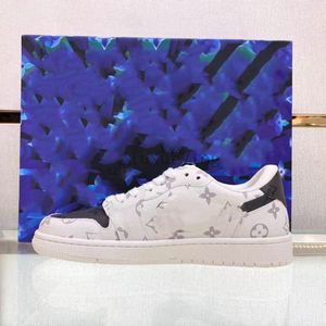 Sneaker entraîneur de créateur Virgile Chaussures décontractées Casfskin Cuir Abloh noir blanc vert rouge bleu superprogne de cuir plate-forme extérieure marche basse baskets 5.8 06