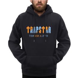 Designer Trapstar Haute Qualité Mode Hoodies Sweats Pour Hommes Printemps Automne Imprimer Couleur Simple Sports Casual Hommes Vêtements
