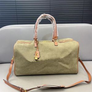 designer reistas luxe plunjezak heren handtassen grote capaciteit bagagetassen canvas grote handtas unisex afneembare lederen schouderband