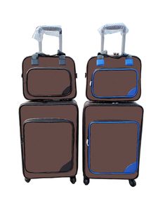 Los equipajes rodantes de la carretilla de las maletas del viaje del diseñador fijan el bolso de los petates del fin de semana del equipaje de mano de la cabina