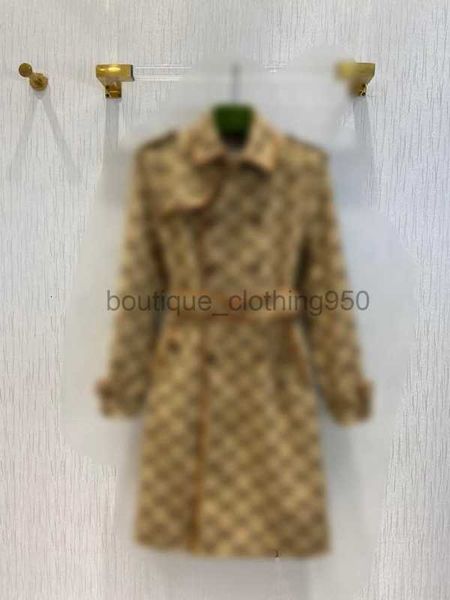 Designer Trench-Coat Femmes Coupe-vent Manteaux De Fourrure Hiver Femme Veste En Cuir Bord Coupe-Vent Manteau Casual Style Long Coupe-Vent Vestes Vêtements D'extérieur De Haute Qualité