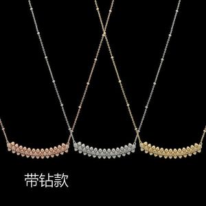 Designer Trend Yajin Jewelry Carter Style Bullet Gear Full Diamond Necklace Dames set met