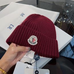 Diseñador de moda italiano gorra para hombre diseñador invierno gorro cálido sombrero 15 colores clásico moda masculina lana elástica Ca