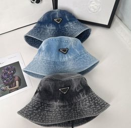 Designer Triangle Mark Brand Letter Afdrukket HS voor mannen Vrouwen vier seizoenen all-mch cowboy cap gradion brim h 4 kleur buiten strand sport