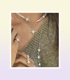 Designer Triple Meteorites verstelbare ketting Fashion Star Fashion Lady S925 Sterling Silver Shiny Gepersonaliseerde Women039S Pend9838051