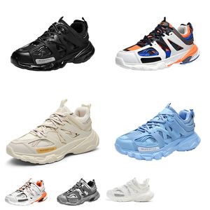 Designer Triple-S Track 3S Running Shoes Sneakers Unc Blue Wolf Gray Black White Orange Mens Dames Outdoor Trainers EUR 36-44