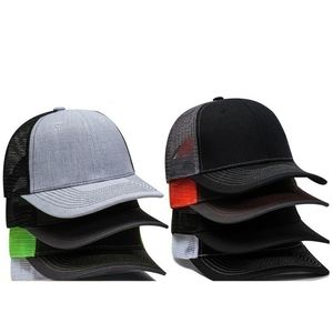 Designer Trucker hoed gebogen snapbacks verstelbare honkbal petten kleurrijk patchwork hoeden volwassen mannen vrouwen eenvoudige stijl zomer zon hoed
