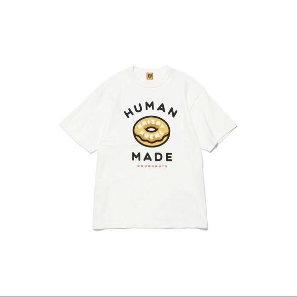 Designer Tshirt Marque Human Make Shirt Human Make Fun Imprimer Bamboo Graphic Y2K Coton Coton Colaire à manches HARAJUKU HM T-shirt pour hommes Femmes Human Made Shirt Oversize 625