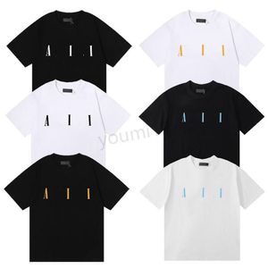 Designer Tshirt Fashion Summer for Men Vêtements Printing T-shirt blanc noir surdimensionné surdimensionné graphique vintage Tshirt