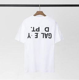 Ontwerper tshirt galerijen tee afd. heren zomer t-shirt met ronde hals katoen brief afdrukken vakantie casual paren dezelfde kleding Sanskriet ontwerpers trui