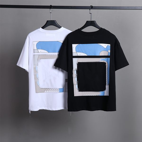 Tshirt designer Tee-Shirts pour hommes T-shirt Vêtements de sport Cotton Street Graffititir Hipster Assy de la pointe de flèche et d'huile de taille plus taille