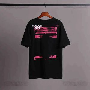 Designer Tshirt Mens Womens T-shirt High Quality Version Version en vrac Tops Man Casual Street Graffiti Sleeve 240409