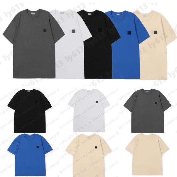 Designer t-shirt Zomer T-shirts voor mannen Katoen met korte mouwen Tops Borst Klassiek patroon Decoratie Mode Casual Co-ed Ronde hals T-shirt