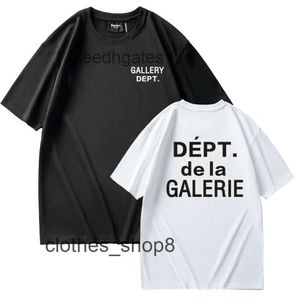 Designer T-shirts Heren Truien Hoodies Gallerry deptt GD fog high street losse ronde hals mooie straat letterprint korte mouw XL4M 8KYO