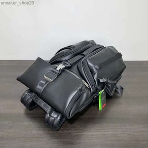 Designer Tumiis Backpack Mens Bag Business Travel Back Pack Leather Waterdichte heren 932759d Roll Top Fashion Computer