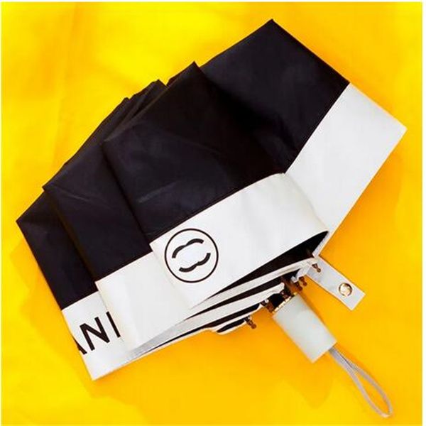 Parapluie de luxe automatique pliable pour le soleil et la pluie, marque Portable, vente comme des gâteaux chauds, design Unique, GC2091