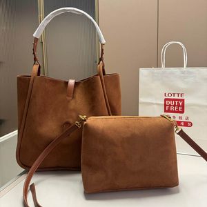 Designer Onderarm Hobo-tassen Le 5 A 7 Suede Tote Schoudertas Echt Leer Dame Luxe Herfst Winter Vrouw Mode Handtassen Klassieke Schouder Oksel Clutch 7a Kwaliteit