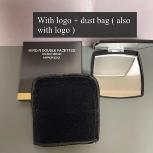 Marca Miroir doble facetas espejo doble DUO espejo de maquillaje con bolsa de atardecer espejos compactos herramientas de maquillaje