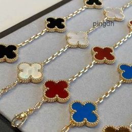 Designer Van Bracelet Bracelets de trèfle à quatre feuilles Cleef pour hommes bracelets pour bijoux bracelet masculin diamant 02