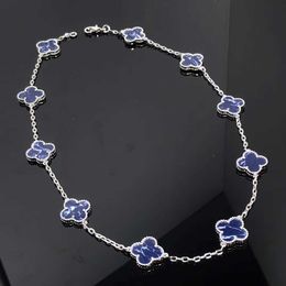 Designer Van New Peter Stone Four Leaf Grass Ten Collier de fleur Blue Star Sky High Color Couleur