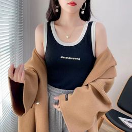 Designer Velvet Vest's Femme sans couture Terry, Nouveau automne et couche intérieure d'hiver, haut mince, usure extérieure haut de gamme