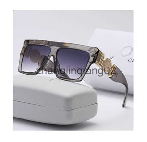 Designer Versage Sungass Cycle luxueux Fashion Sport Fashion Sunglasses NOUVEAU Classic Grand Frame Square Men Femmes Street Photo Travel Square Polarize Lunets