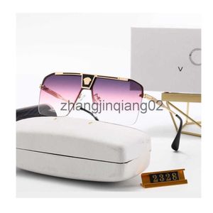 Designer Versage Sunglass voor damesherencyclus luxueuze mode sport polariseren zonnebril trend anti ultraviolet straatfoto rijgedrag zomerglazen