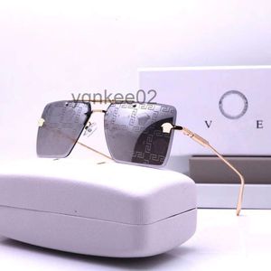 Designer Versage Lunettes de soleil Cycle Luxueux Mode Sport Polariser Sunglass Hommes Femme Vintage Marques Baseball Driving Beach Golden Silver Lunettes de soleil sans monture