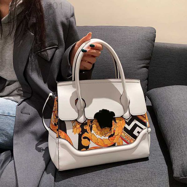 Diseñador Versages Bag Vercaces Bolso nuevo Bolso de mujer Bolso de hombro único Bolso grande Bolso pintado Bolso de graffiti Bolsos de mujer