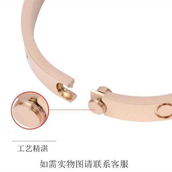 Designer polyvalent Carter Jia Bracelet 5e génération Titanium Steel Couple non décolâ mis et bracelets pour femmes