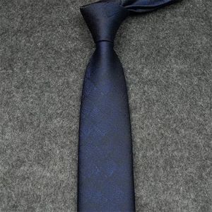 Designer polyvalent classique cravate Jacquard classique tissé à la main cravate pour hommes mariage décontracté et affaires marque de luxe 6UDMA