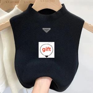 Chaleco de diseñador Suéter Chalecos de mujer Suéteres Primavera otoño Carta suelta Cuello redondo Jersey Chalecos de punto Chaleco sin mangas Chaleco superior Chaleco Mujer Tallas grandes