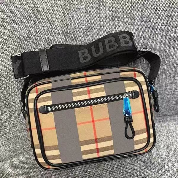 Designer Vintage Check TB camera mens crossbody Bag retro brand Leather Luxury classic Men's bag nylon Cartera de mujer monederos famoso bolso de mano Bolsos de embrague de hombro