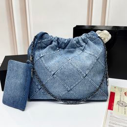 Sacs en denim vintage de créateurs Sacs à main pour hommes et femmes Sacs à bandoulière de grande capacité Sacs à bandoulière Sacs à provisions de grande capacité Sacs de plage Voyages décontractés