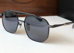 lunettes de soleil de mode vintage design 8030 cadre carré en métal rétro double lunettes conception de faisceau style simple et généreux qualité supérieure uv400 protection Y9AQ