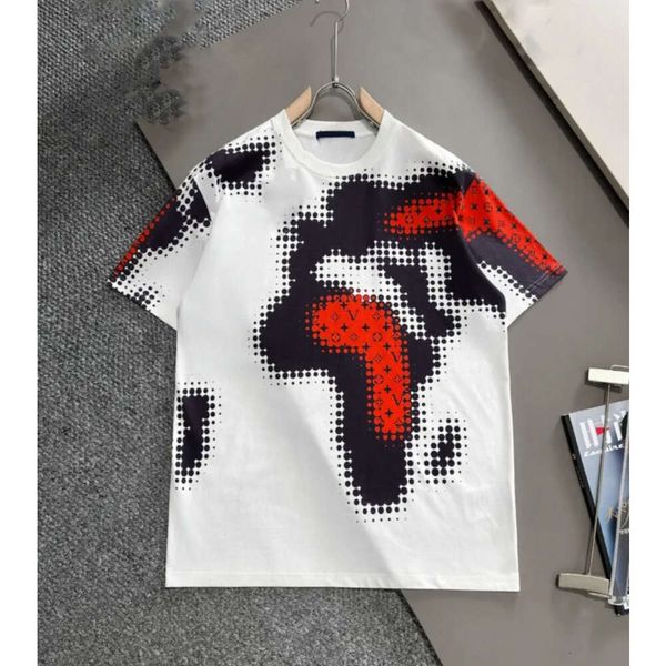 Designer Vintage Nouveau T-shirt Man Mens Tees Lettres Imprimer les manches courtes Top Vendre des hommes de luxe Hip Hop Vêtements asiatiques FZ2405081