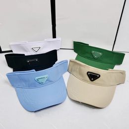 Casquette à visière de créateur pour femmes et hommes, chapeau de soleil d'été, protection solaire, sports de plein air, plage, vêtements simples et élégants, une variété de protections confortables contre les UV