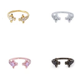 Designer Viviane Westwood Western Empress Dowager Saturn Diamond Set Open Index Ring Femelle Minority Design Light Luxury Fashion and High S