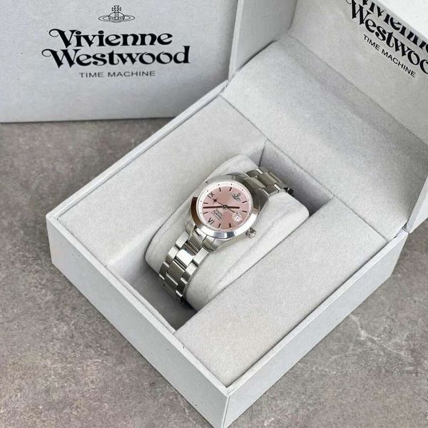 Designer Viviane Westwoods Vivienne L'impératrice douairière du West Saturne Elegant Pink Girl Heart Fashion Women's Watch's Woard Women's Style Quartz Women's Watch