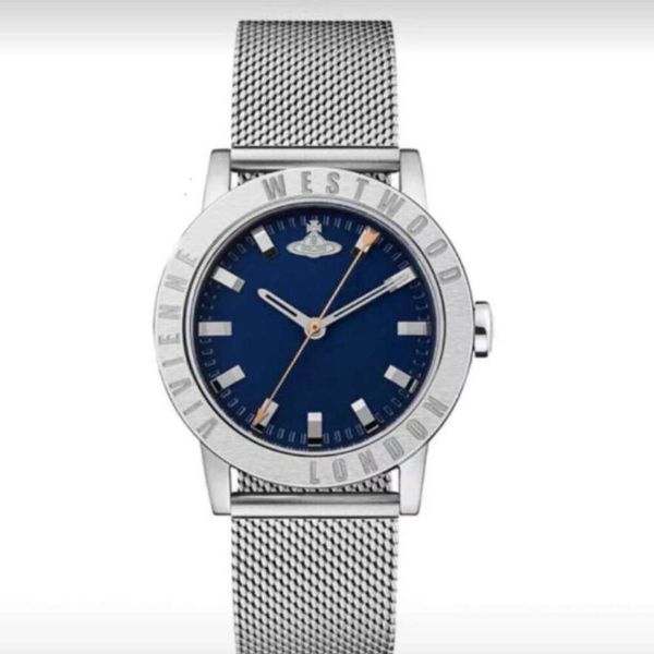 Designer Viviennes Westwoods Watches Quartz Saturn Watch Impératrice Dowager Vivine Broken Ice Blue Rose Red Quartz Watch 2024
