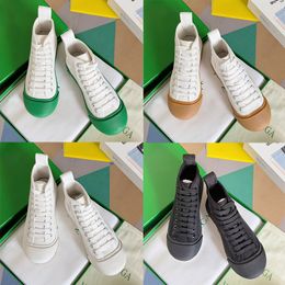 Designer Vulcan Series Heren Dames Canvas schoenen luxe mode vintage Nylon hoge veterschoenen Rubberen zool Trainers maat 35-45